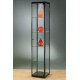 Vitrine 200x40x40cm zwart 40ZW200